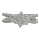 18k Gold 1/2 ct Natural Brilliant Diamond Ring
