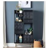 $1,499 Crestview Collection Magnus Black Etagere