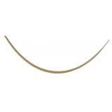 18' 14k Gold Herringbone Chain Necklace