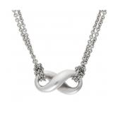 Tiffany & Co. Infinity Double Chain Necklace
