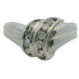 Platinum 1/3 ct Natural Brilliant Diamond Ring