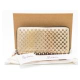 Christian Louboutin Panettone Studded Zippy Wallet