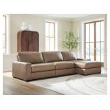 Veronella 3-Piece Leather  Sectional with Chaise