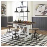 Ashley D546 Valebeck Counter Table & 4 Stools