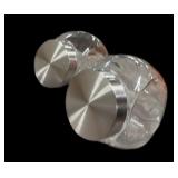 Set of 2 Glass Storage Jars