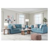 Ashley Keerwick Teal Sofa & Love Seat