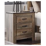 Trinnell Rustic Brown Nightstand