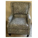 Flower Print Accent Chair