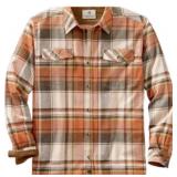 Large George Flannel Snap Button Shirt Jacket