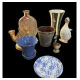 Decanter, IRIS Dbl Candle Stick, Planters, Ducks,