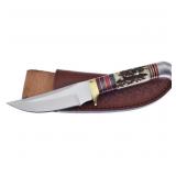 Hen & Rooster Hunting Knife Stag 4inch