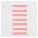 (2) Peach & White 6 ï¿½ Long Beach Towels