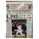 Pete Rose Collectors Edition Framed