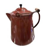 Huge Granite Coffee Pot