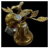 Brass Bird & Leaf Bell (Needs 1 Ringer)