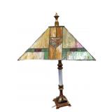 Leaded Stained Glass Lamp