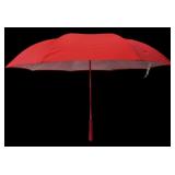 Red & White Upside Down Umbrella