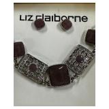 Liz Claiborne Necklace & Earrings