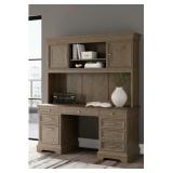 Ashley Janismore Home Office Desk & Hutch
