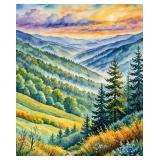 Smoky Mountain Mist I LTD EDT by Studio Van Gogh