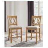 Ashley Havonplane Upholstered Barstool (2/CN)