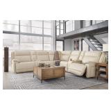 Double Deal 7-PC Reclining Sectional W 2 Consoles