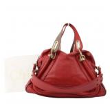 Chloe Paraty Red Leather Handbag