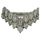 Platinum 1/2 ct Natural VS Brilliant Diamond Ring