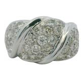 18k Gold 2.47 ct Natural VS Brilliant Diamond Ring