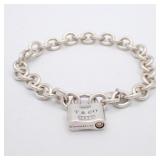 Tiffany & Co. 1837 Padlock Bracelet