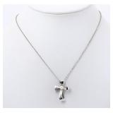 Mikimoto Cross Pearl Necklace