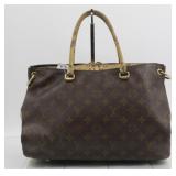 Louis Vuitton Snakeskin Trim Pallas Shoulder Bag