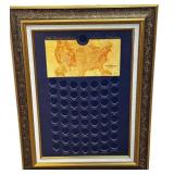 Empty US STATE Quarters Frame