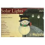 Snowman Solar Lights