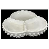 Fenton Hobnail Divided Dish