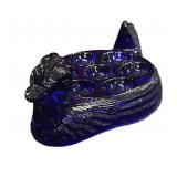 Cobalt Blue Egg Dish