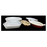 (5) Ceramic Casseroles