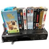 VINTAGE VHS VCR & Tapes