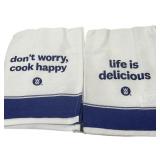 (2) Packages 100 % Cotton (4 Total) Kitchen