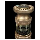 Wooster Brass Shut/Ooen Fire Fighting Hose Nozzle