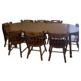 Tell City Table wï¿½  8 Spindle Back Chairs