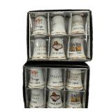 (12) Porcelain Thimbles