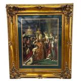 Beautiful Gold Frame Picture 34.5 ï¿½ x 41,5 ï¿½