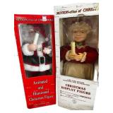 Animated & Illuminated Santa & Mrs Clause