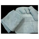 25 pc Kitchen Mat, Washrags & Scrubber Set