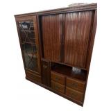 Glass Door Entertainment Center