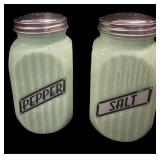 Jadeite Salt & Pepper