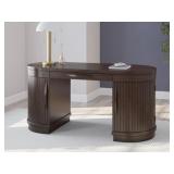 Korestone Dark Brown 63-in Home Office Desk