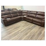 Westview 6-Piece PWR REC Chocolate Sectional