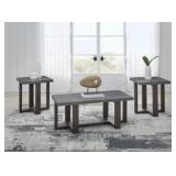 Dynnford 3-Piece Coffee & End Table Set
